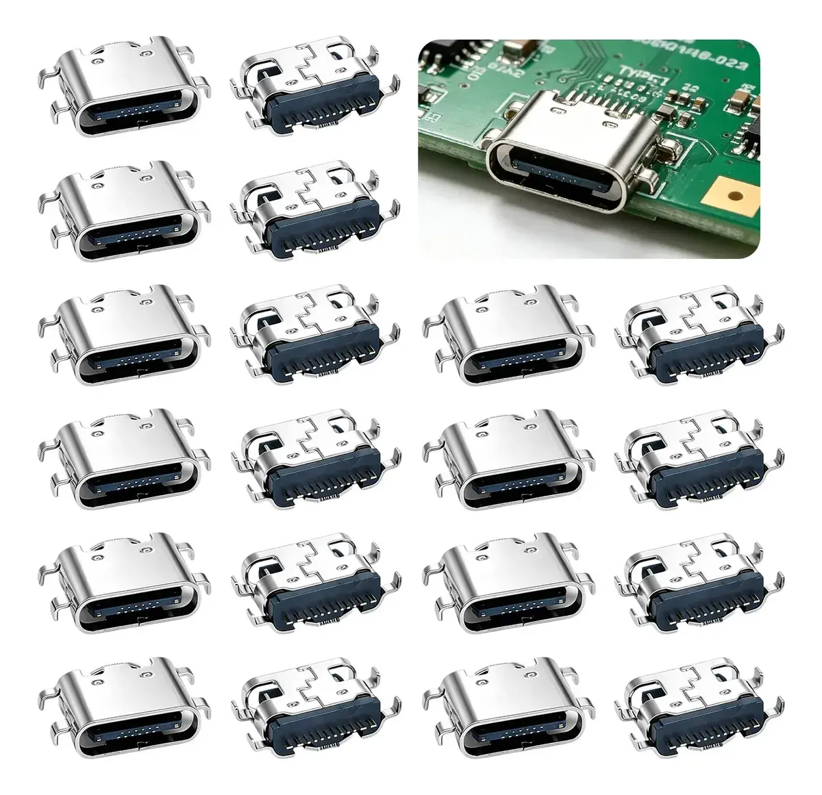 Conectores USB C para reparación de centros de carga