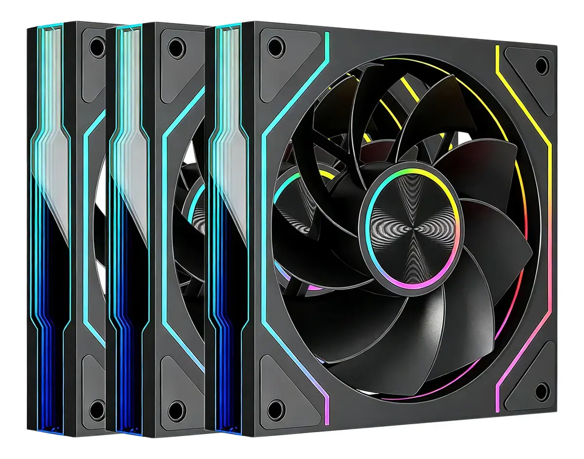 Ventiladores RGB para mejorar el flujo de aire de una computadora